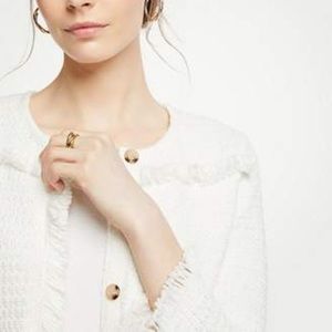 Ann Taylor Sweater Blazer